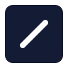Square Slash icon preview