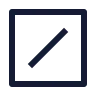 Square Slash icon preview