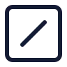 Square Slash icon preview
