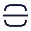 Squaresplitvertical icon with stroke rounded style