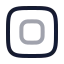 Squaresquare icon with twotone rounded style