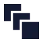 Squarestack icon with solid sharp style