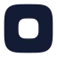 Squarestop icon with solid rounded style