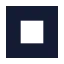 Squarestop icon with solid sharp style