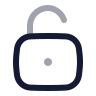 Square Unlock 01 icon preview
