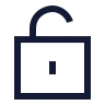 Square Unlock 02 icon preview