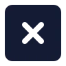 Square X icon preview