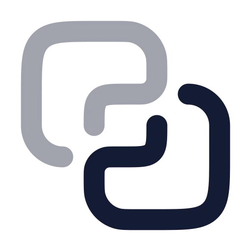 Squares Exclude Icon in Bulk Rounded style