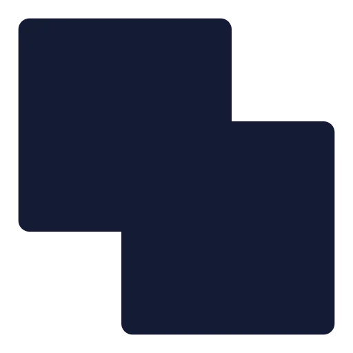 Squares Unite Icon in Solid Sharp style