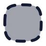 Squircle Dashed icon preview