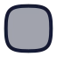 Squircle icon with duotone rounded style