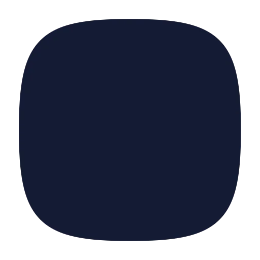Squircle Icon in Solid Rounded style
