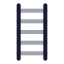 Stairs icon with twotone rounded style