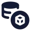 Stake icon with solid rounded style