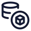 Stake icon with stroke rounded style