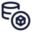 Stake icon with stroke standard style