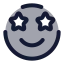 Starface icon with duotone rounded style