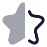 Star Half icon preview