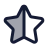 Star Half icon preview