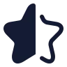 Star Half icon preview