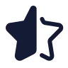 Star Half icon preview