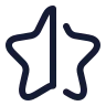 Star Half icon preview