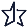 Star Half icon preview