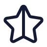 Star Half icon preview
