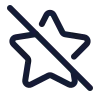 Star Off icon preview