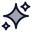 Stars icon with duotone rounded style