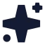 Stars icon with solid sharp style