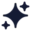 Stars icon with solid standard style