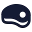 Steak icon with solid standard style