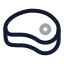 Steak icon with twotone rounded style