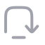 Stepover icon with duotone rounded style