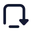 Stepover icon with solid standard style