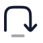 Stepover icon with twotone rounded style