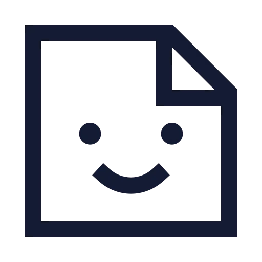 Sticker Icon in Stroke Sharp style