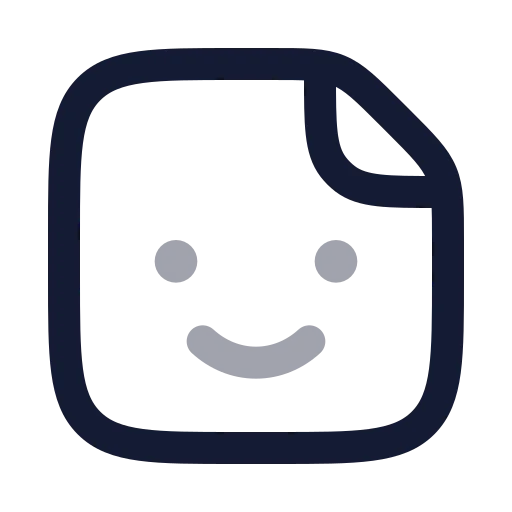 Sticker Icon in Twotone Rounded style