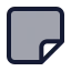 Stickynote icon with duotone standard style