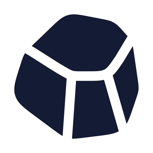 Stone Icon in Solid Rounded style