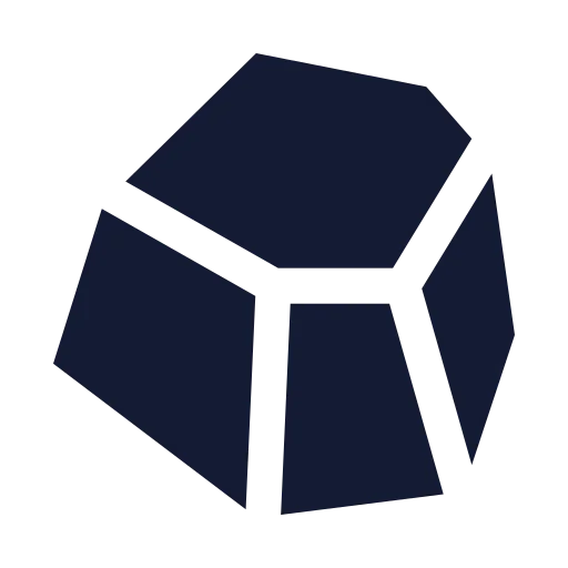 Stone Icon in Solid Sharp style