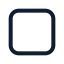 Stop icon with stroke standard style