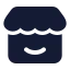 Store icon with solid standard style