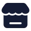 Store icon with solid standard style