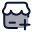 Storeadd icon with duotone rounded style