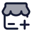 Storeadd icon with duotone standard style