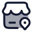 Storelocation icon with duotone rounded style