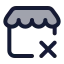 Storeremove icon with duotone standard style