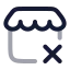 Storeremove icon with twotone rounded style